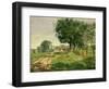 Peasant in the Fields-Henri Rouart-Framed Premium Giclee Print