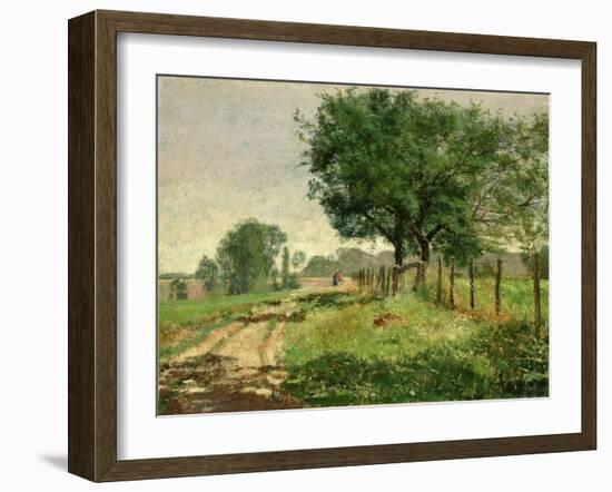 Peasant in the Fields-Henri Rouart-Framed Giclee Print