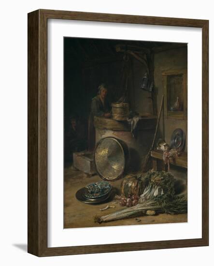 Peasant Interior with Woman at a Well, C.1642–43-Willem Kalf-Framed Giclee Print