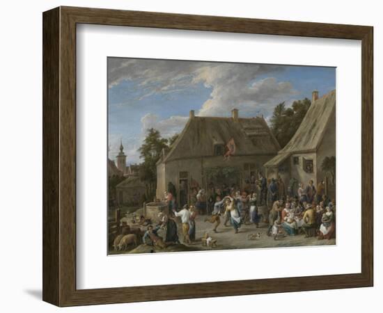 Peasant Kermis, C.1665-David the Younger Teniers-Framed Giclee Print