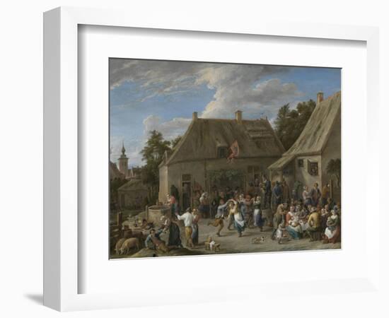 Peasant Kermis, C.1665-David the Younger Teniers-Framed Giclee Print