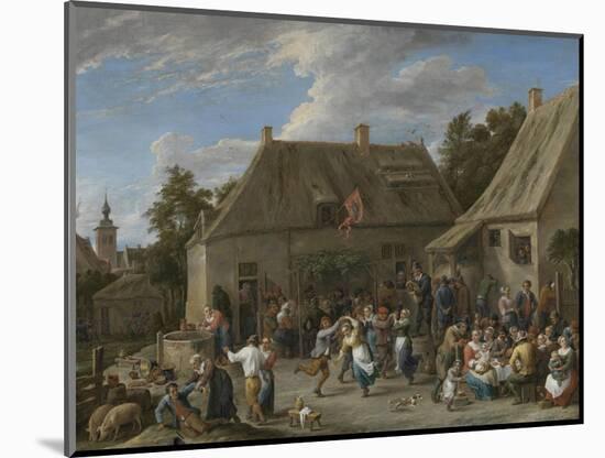 Peasant Kermis, C.1665-David the Younger Teniers-Mounted Giclee Print