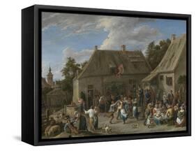 Peasant Kermis, C.1665-David the Younger Teniers-Framed Stretched Canvas