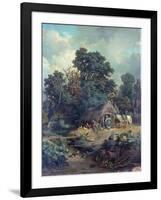 Peasant Landscape-Edouard-Theophile Blanchard-Framed Giclee Print