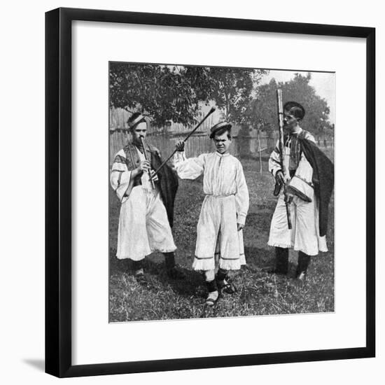 Peasant Musicians, Czechoslovakia, 1922-V Sixta-Framed Giclee Print