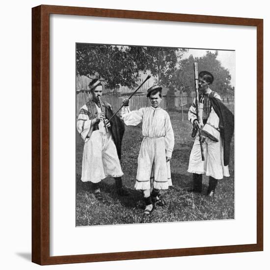 Peasant Musicians, Czechoslovakia, 1922-V Sixta-Framed Giclee Print