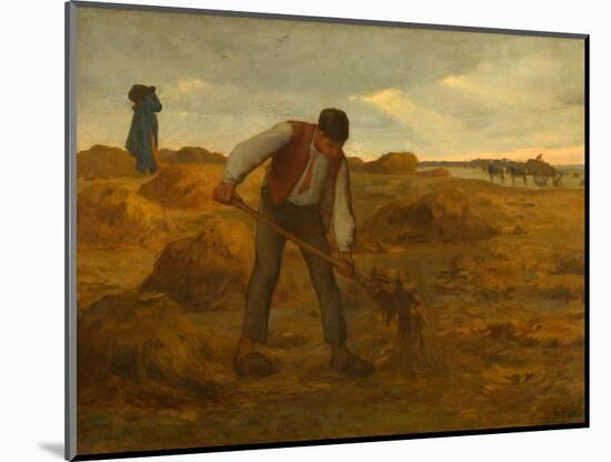 Peasant Spreading Manure , 1854-1855-Jean Francois I Millet-Mounted Giclee Print