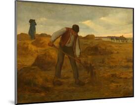 Peasant Spreading Manure , 1854-1855-Jean Francois I Millet-Mounted Giclee Print