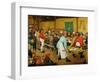 Peasant Wedding (Bauernhochzeit), 1568-Pieter Bruegel the Elder-Framed Premium Giclee Print