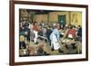 Peasant Wedding (Bauernhochzeit)-Pieter Bruegel the Elder-Framed Premium Giclee Print