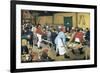 Peasant Wedding (Bauernhochzeit)-Pieter Bruegel the Elder-Framed Premium Giclee Print