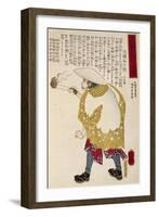 Peasant with a Lighted Torch-Utagawa Toyokuni-Framed Giclee Print