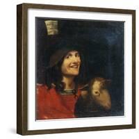 Peasant with a Sheep-Dosso Dossi-Framed Giclee Print