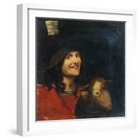 Peasant with a Sheep-Dosso Dossi-Framed Giclee Print