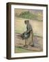 Peasant with Firewood; Paysanne Aux Fagots-Camille Pissarro-Framed Giclee Print