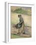 Peasant with Firewood; Paysanne Aux Fagots-Camille Pissarro-Framed Giclee Print