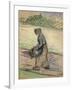Peasant with Firewood; Paysanne Aux Fagots-Camille Pissarro-Framed Giclee Print