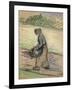Peasant with Firewood; Paysanne Aux Fagots-Camille Pissarro-Framed Giclee Print