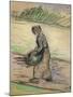 Peasant with Firewood; Paysanne Aux Fagots-Camille Pissarro-Mounted Giclee Print