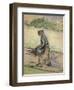 Peasant with Firewood; Paysanne Aux Fagots-Camille Pissarro-Framed Premium Giclee Print