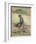 Peasant with Firewood; Paysanne Aux Fagots-Camille Pissarro-Framed Premium Giclee Print