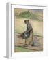 Peasant with Firewood; Paysanne Aux Fagots-Camille Pissarro-Framed Giclee Print