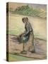 Peasant with Firewood; Paysanne Aux Fagots-Camille Pissarro-Stretched Canvas