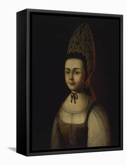 Peasant with Kokosnik-null-Framed Stretched Canvas