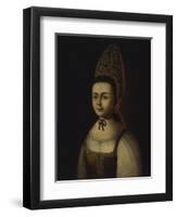 Peasant with Kokosnik-null-Framed Art Print