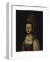 Peasant with Kokosnik-null-Framed Art Print