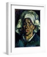 Peasant Woman, 1885-Vincent van Gogh-Framed Giclee Print