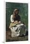 Peasant Woman at Montemurlo, 1862-Vincenzo Cabianca-Framed Giclee Print