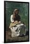 Peasant Woman at Montemurlo, 1862-Vincenzo Cabianca-Framed Giclee Print