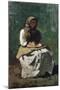 Peasant Woman at Montemurlo, 1862-Vincenzo Cabianca-Mounted Giclee Print