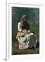 Peasant Woman at Montemurlo, 1862-Vincenzo Cabianca-Framed Giclee Print