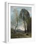 Peasant Woman Collecting Wood, Italy, C. 1870-2-Jean-Baptiste-Camille Corot-Framed Giclee Print