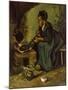 Peasant Woman Cooking by a Fireplace, 1885-Vincent van Gogh-Mounted Giclee Print