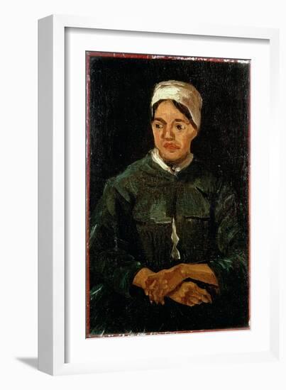 Peasant Woman from Nuenen, 1885-Vincent van Gogh-Framed Giclee Print