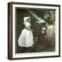 Peasant Woman from the Region of Beatenberg (Switzerland) with Her Child in a Stroller, Circa 1865-Leon, Levy et Fils-Framed Photographic Print