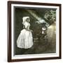 Peasant Woman from the Region of Beatenberg (Switzerland) with Her Child in a Stroller, Circa 1865-Leon, Levy et Fils-Framed Photographic Print