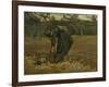 Peasant Woman, Harvesting Potatoes, 1885-Vincent van Gogh-Framed Giclee Print