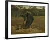 Peasant Woman, Harvesting Potatoes, 1885-Vincent van Gogh-Framed Giclee Print