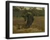 Peasant Woman, Harvesting Potatoes, 1885-Vincent van Gogh-Framed Giclee Print