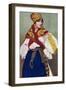 Peasant Woman in National Dress, Czechoslovakia, 1922-null-Framed Giclee Print