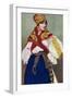 Peasant Woman in National Dress, Czechoslovakia, 1922-null-Framed Giclee Print