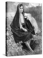 Peasant Woman, Northern Portugal, 1936-O Bobone-Stretched Canvas