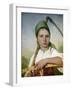 Peasant Woman with a Scythe and Rake-Aleksei Gavrilovich Venetsianov-Framed Giclee Print