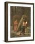 Peasant Women with Brushwood, circa 1858-Jean-François Millet-Framed Giclee Print