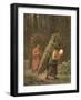 Peasant Women with Brushwood, circa 1858-Jean-François Millet-Framed Giclee Print