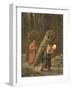 Peasant Women with Brushwood, circa 1858-Jean-François Millet-Framed Giclee Print